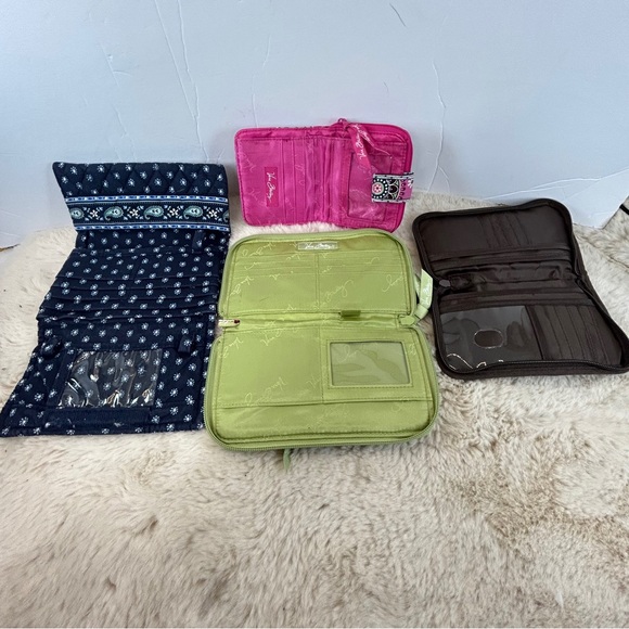 Vera Bradley Floral and Patterned Wallet Bundle - Picture 2 of 11